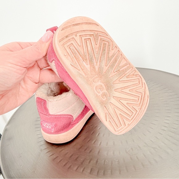 UGG PRITCHARD GENUINE SHEARLING LINED BOOTIE PINK AZALEA BABY - Picture 7 of 8